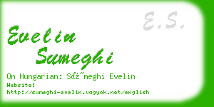 evelin sumeghi business card